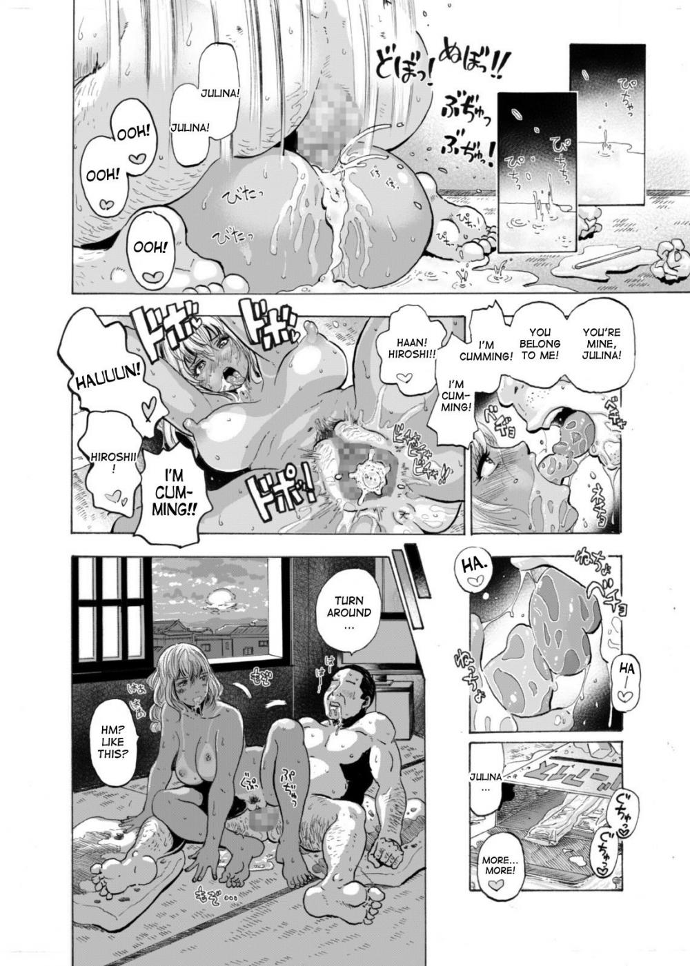 Hentai Manga Comic-Niizuma Hiyake Gyaru ni Tanetsuke Nama Natsu Sex-Read-6